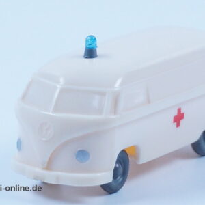Wiking 50er Jahre Modellauto unverglast | VW T1 Kasten | Rotes Kreuz Krankenwagen | H0 - 1:87