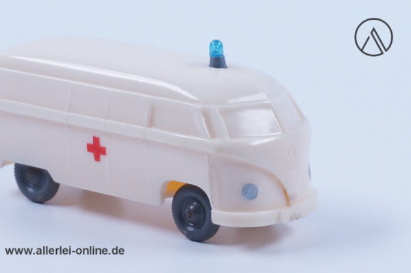 Vintage Wiking Modellauto unverglast | VW T1 Kasten | Rotes Kreuz Krankenwagen | H0 - 1:87