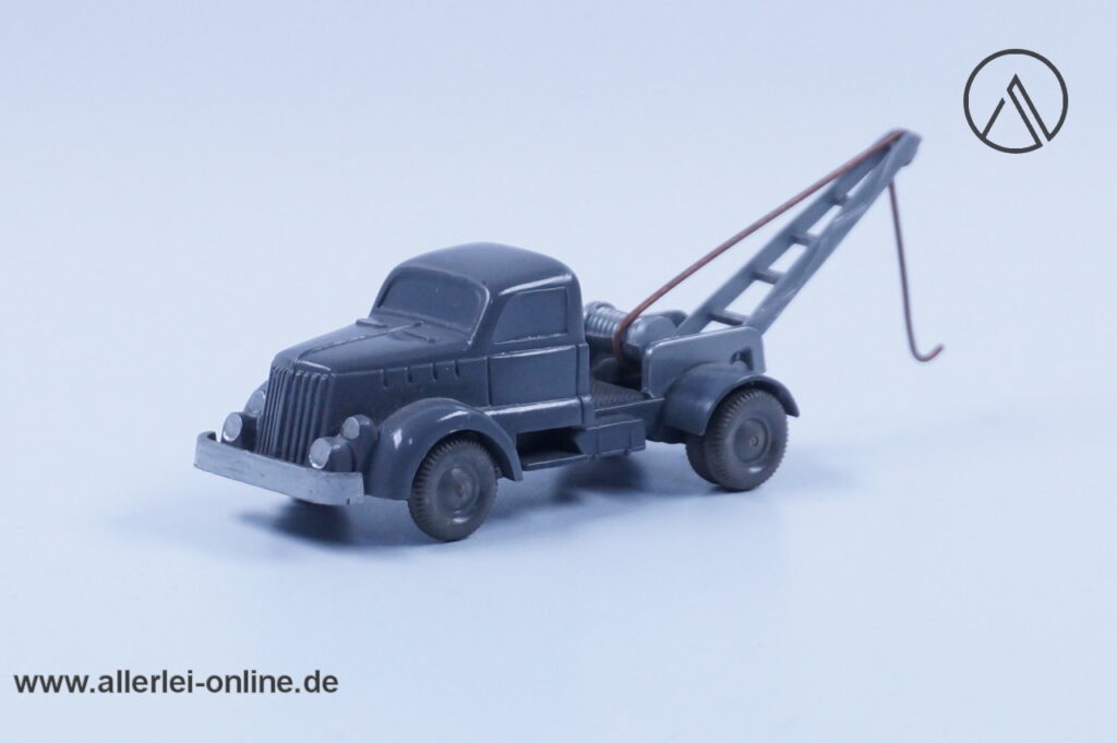 Wiking unverglast | White Abschleppwagen | Grau/dunkelgrau | H0 - 1:87