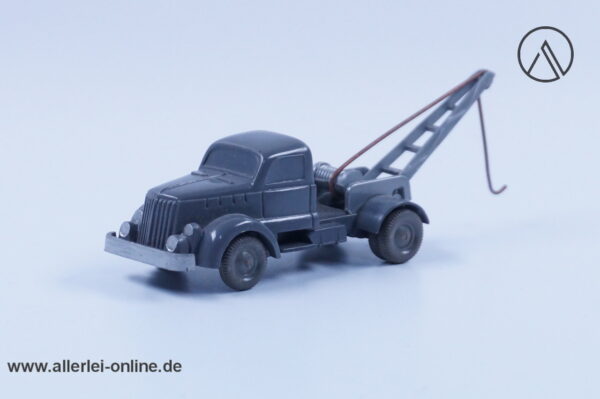 Wiking unverglast | White Abschleppwagen | Grau/dunkelgrau | H0 - 1:87