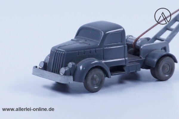 Wiking unverglast | White LKW Abschleppwagen | Grau/dunkelgrau | H0 - 1:87