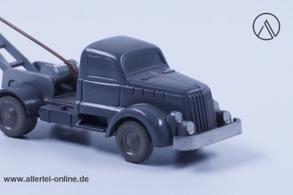 50er Jahre Wiking unverglast | White LKW Abschleppwagen | Grau/dunkelgrau | H0 - 1:87