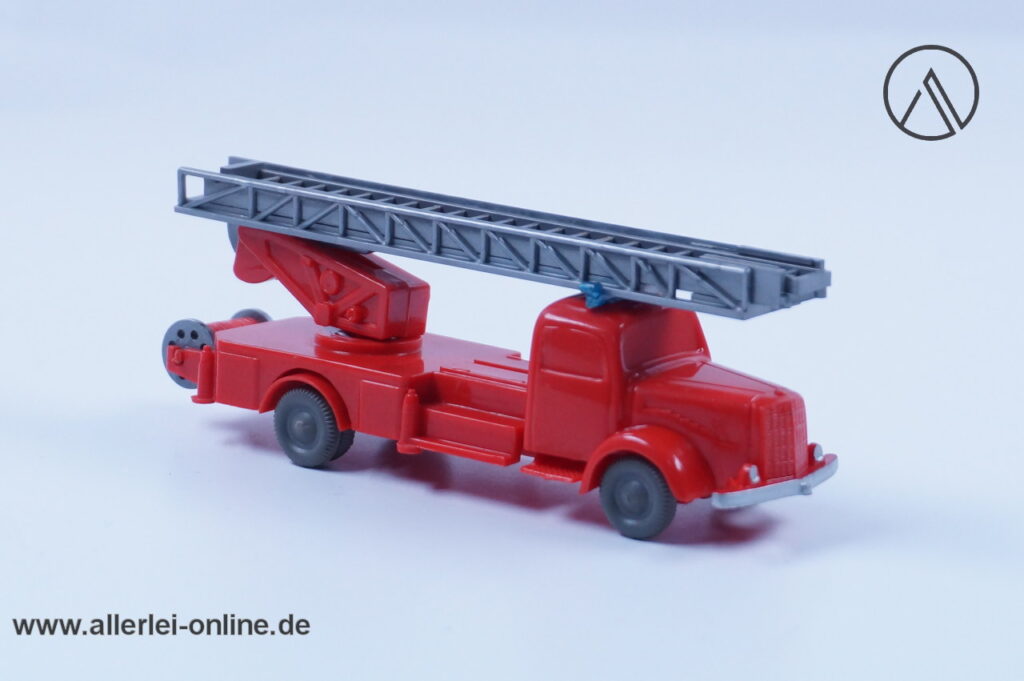 Wiking unverglast | MB L5000 Feuerwehr-Leiterwagen | MB L 5000 Drehleiterwagen | H0 - 1:87