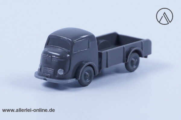 Alte Wiking Modellautos unverglast | Tempo Matador Pritsche | dunkelgrau | H0 - 1:87