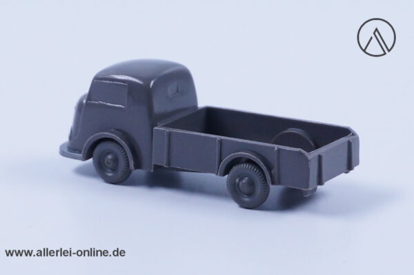 Vintage Wiking Modellautos unverglast | Tempo Matador Pritsche | dunkelgrau | H0 - 1:87