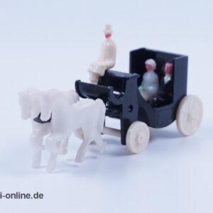 Heinerle Manurba Wundertüte Spielzeug 50-60er Jahre | Kutsche | Hochzeitskutsche | H0 - 1:87