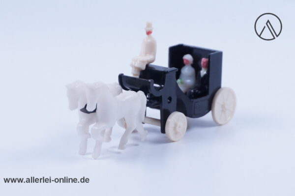 Heinerle Manurba Wundertüte Spielzeug 50-60er Jahre | Kutsche | Hochzeitskutsche | H0 - 1:87
