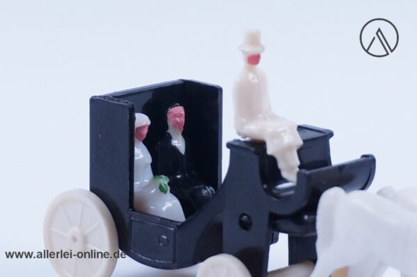 Alte Heinerle Manurba Wundertüte Groschenspielzeug 50-60er Jahre | Kutsche | Hochzeitskutsche | H0 - 1:87