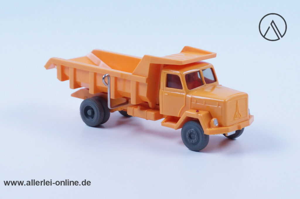 Wiking | Magirus Saturn 2-Achs Kipper | Muldenkipper | Gelb/Gelb - H0 - 1:87