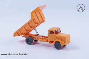 Vintage Wiking Modellautos | Magirus Saturn Kipper | Muldenkipper | Melonengelb - H0 - 1:87