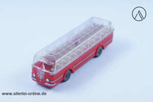Alte Wiking Modellautos Büssing Trambus 720/5 | Omnibus | Rot | H0 - 1:87
