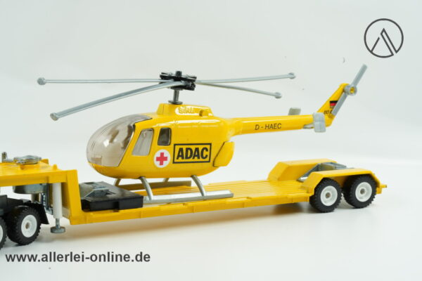 SIKU 3719 Super-Serie 1:55 | ADAC BO 105 Hubschrauber mit Ford Cargo Schwertransporter