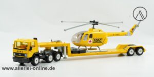 SIKU 3719 Super-Serie 1:55 | ADAC Hubschrauber mit Ford Cargo Schwertransporter