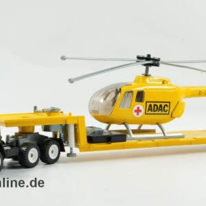 SIKU 3719 Super-Serie 1:55 | ADAC Hubschrauber mit Ford Cargo Schwertransporter
