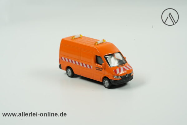 Schuco Modell | Mercedes-​​​​​Benz Sprinter Kasten Hochdach Autobahnmeisterei | 1/72 Metall-Edition