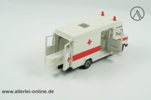 Vintage SIKU 2980 Super-Serie Modelauto | Mercedes-Benz 809 D | Binz-Rettungswagen mit Blinklicht und Sound