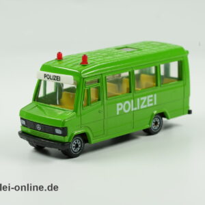 SIKU 2981 Super-Serie | Mercedes-Benz 809 D | POLIZEI Mannschaftswagen mit Blinklicht und Sound Modul