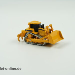 Bruder Mini-Serie CATERPILLAR Bulldozer | Planierraupe mit Aufreißer | 1:128 Miniatur "Schlüsselanhänger" Modell