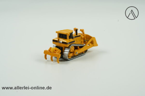 Bruder Mini-Serie CATERPILLAR Bulldozer | Planierraupe mit Aufreißer | 1:128 Miniatur Schlüsselanhänger