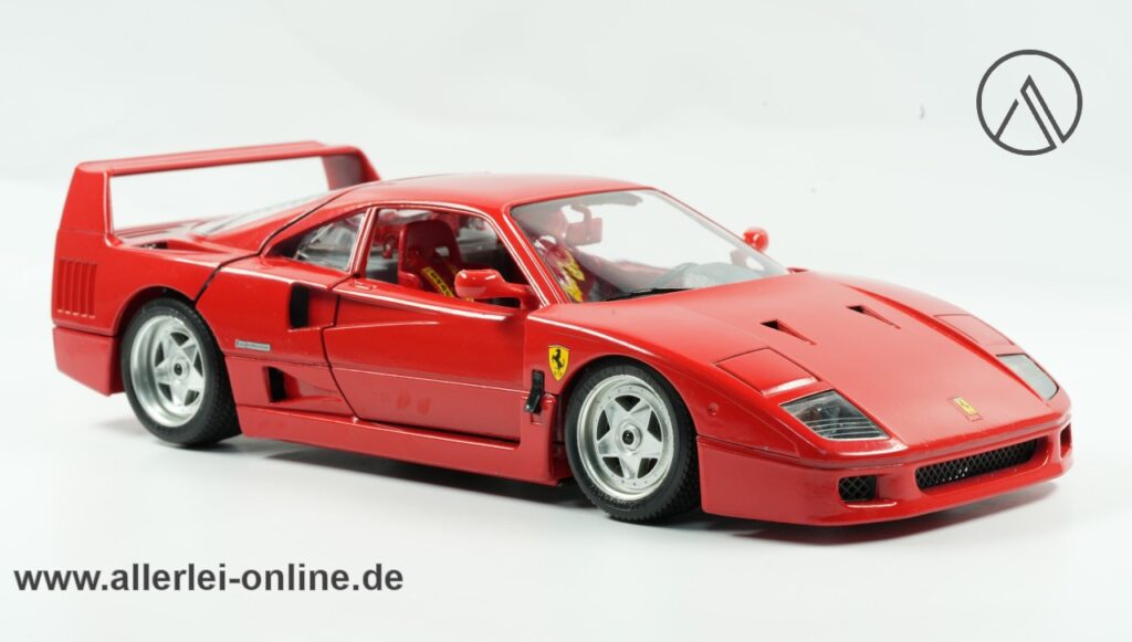 Bburago 1:18 Modellauto | Ferrari F40 - rot (1987) | DieCast - Metall Modell 3032