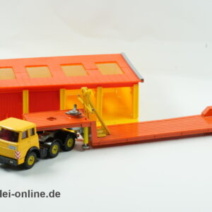 SIKU V288 | Siku V307 Hanomag Henschel F201S-2A Sattelzug mit 4-fach Garage - Fertigbauteile Transporter