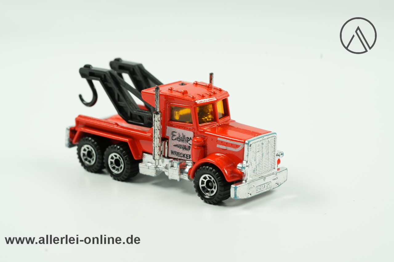 Matchbox Superfast Peterbilt Truck | Eddies Wrecker - Wreck Truck | Abschleppwagen von 1981 Matchbox Superfast Peterbilt Truck | Eddies Wrecker - Wreck Truck | Abschleppwagen von 1981