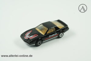 Vintage Matchbox | Pontiac Firebird SE | schwarz von 1982