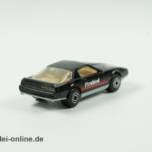 Vintage Matchbox Macau | Pontiac Firebird SE | schwarz von 1982