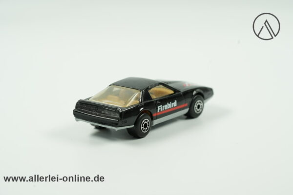 Vintage Matchbox Macau | Pontiac Firebird SE | schwarz von 1982