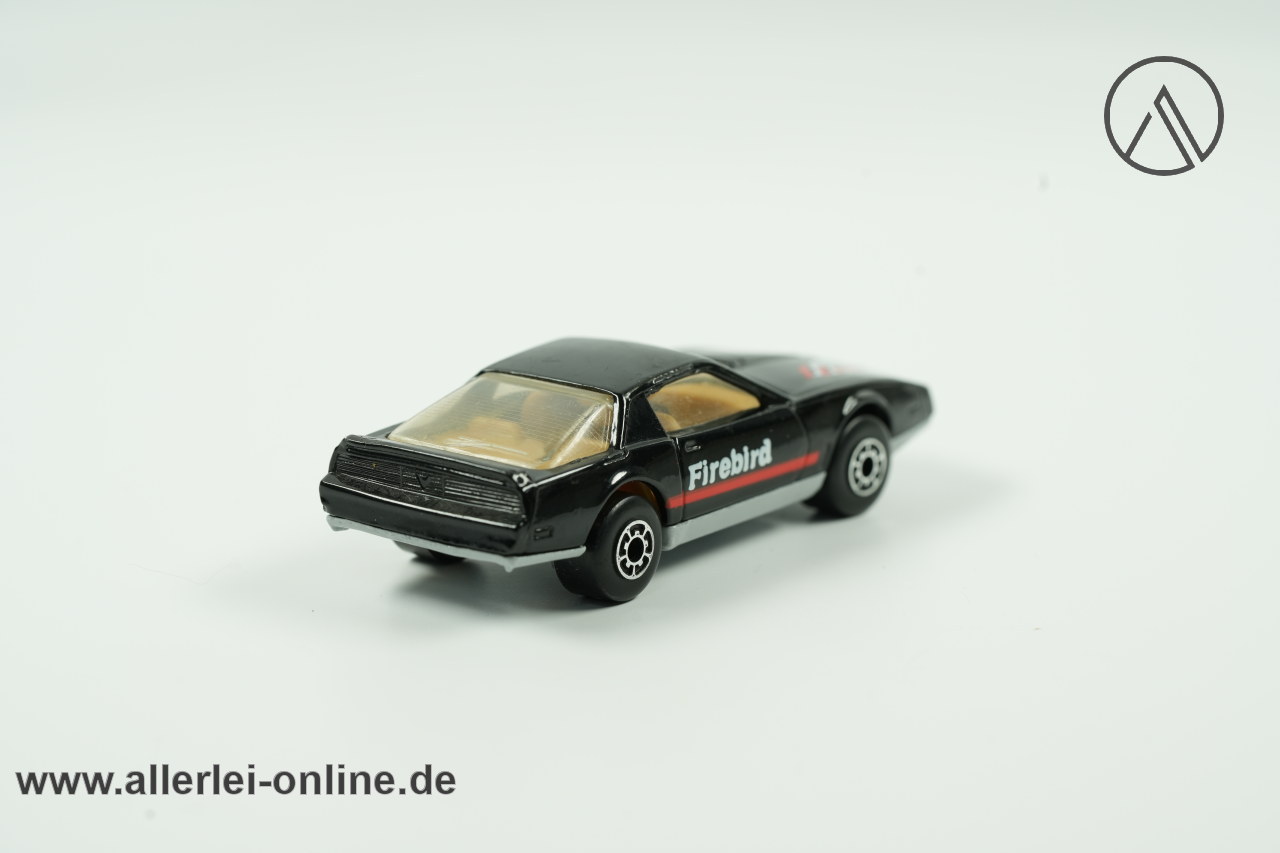 Vintage Matchbox Macau | Pontiac Firebird SE | schwarz von 1982 Vintage Matchbox Macau | Pontiac Firebird SE | schwarz von 1982