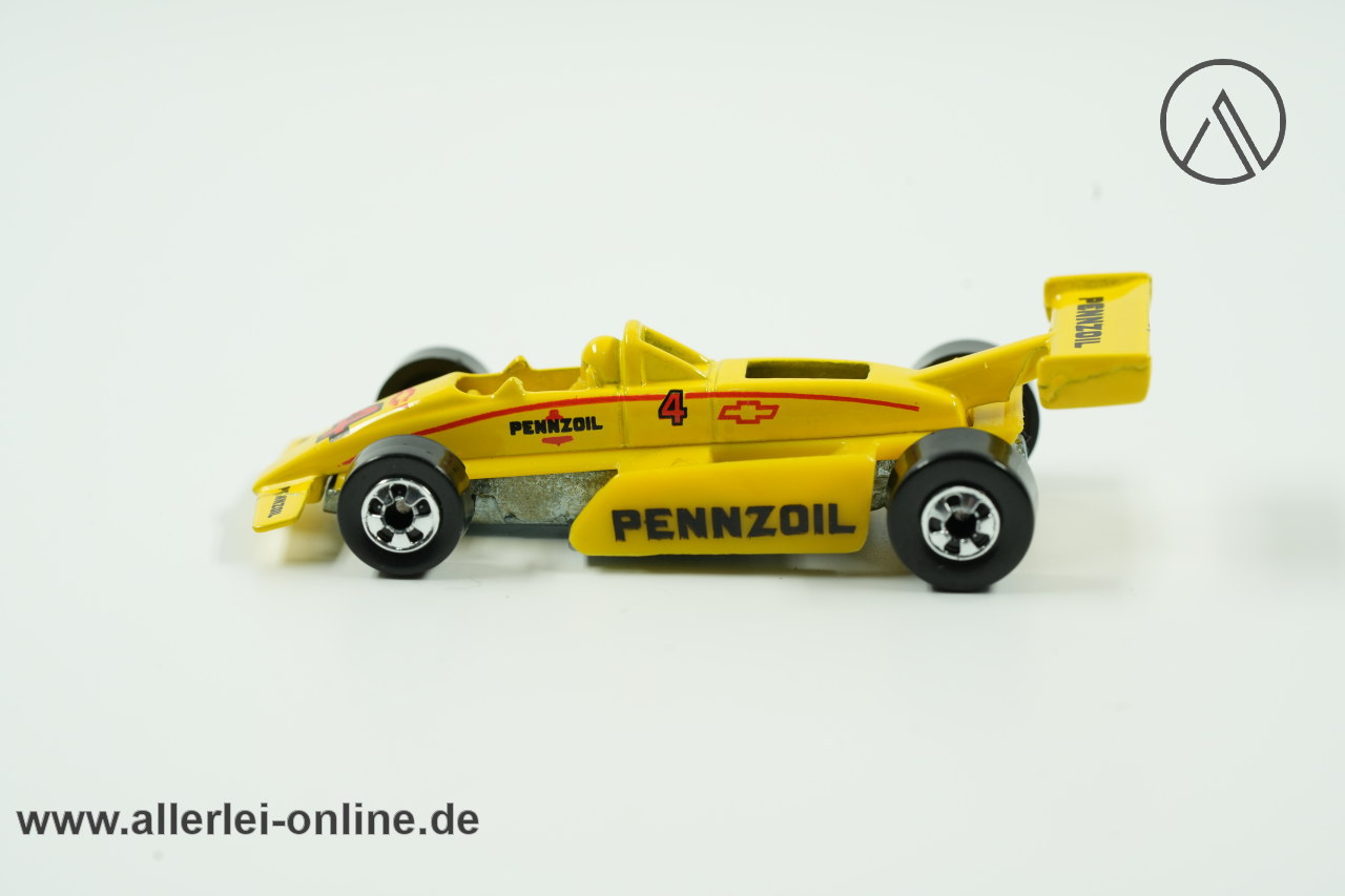 Mattel Hot Wheels | Thunderstreak 153 Rennwagen | Vintage Pennzoil Indy car Mattel 1982 - Malaysia Mattel Hot Wheels | Thunderstreak 153 Rennwagen | Vintage Pennzoil Indy car Mattel 1982 - Malaysia