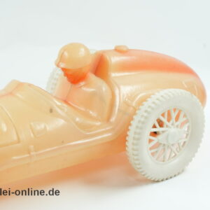 Alter GEOBRA Rennwagen 37 cm | MASERATI Plastik AUTO | 50er Jahre Sandkasten Spielzeug