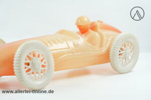 GEOBRA Rennwagen 37 cm | MASERATI Plastik AUTO | 50er Jahre Sandkasten Spielzeug Big Bazaar Toys