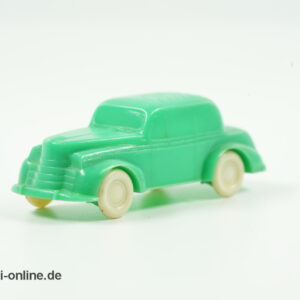 Opel Olympia Manurba Groschenauto - " DE Schuh " Werbe-Plastik Rollachser | hellgrün