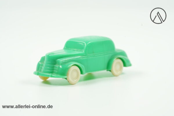 Opel Olympia Manurba Groschenauto - " DE Schuh " Werbe-Plastik Rollachser | hellgrün