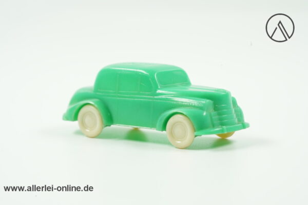 Opel Olympia Manurba Werbemodell Groschenauto - " DE Schuh " Werbe-Plastik Rollachser | hellgrün