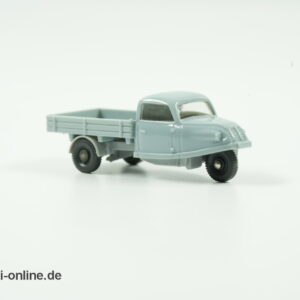 Wiking | Goliath Dreirad Pritschenwagen | Goli-Dreirad hellgrau | H0 - 1:87
