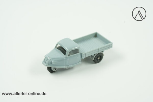 Vintage Wiking Goliath Dreirad Pritsche Pritschenwagen | Goli-Dreirad grau | H0 - 1:87