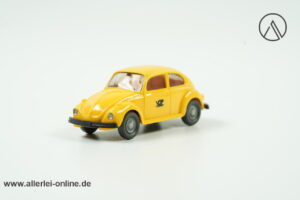 Vintage Wiking VW Käfer 1303 Post | Postwagen gelb - H0 - 1:87
