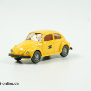 Vintage Wiking VW Käfer 1303 Post | Postwagen gelb - H0 - 1:87
