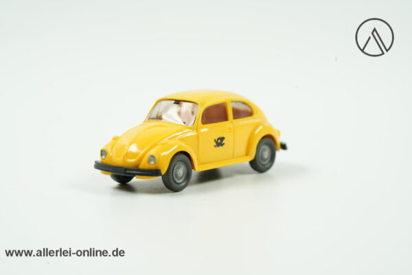 Vintage Wiking VW Käfer 1303 Post | Postwagen gelb - H0 - 1:87
