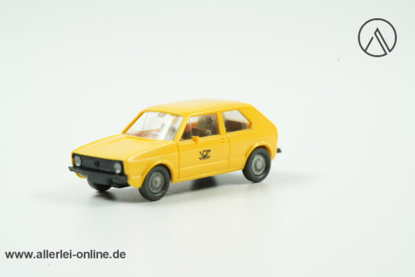 Wiking Modellauto | Volkswagen VW Golf 1 Post | Postwagen gelb - H0 - 1:87