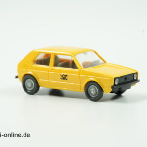 Wiking | Volkswagen VW Golf 1 Post | Postwagen gelb - H0 - 1:87