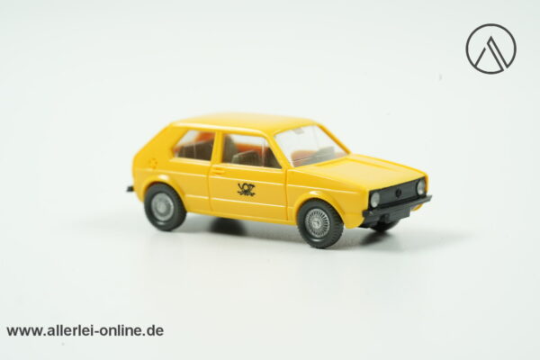 Wiking | Volkswagen VW Golf 1 Post | Postwagen gelb - H0 - 1:87