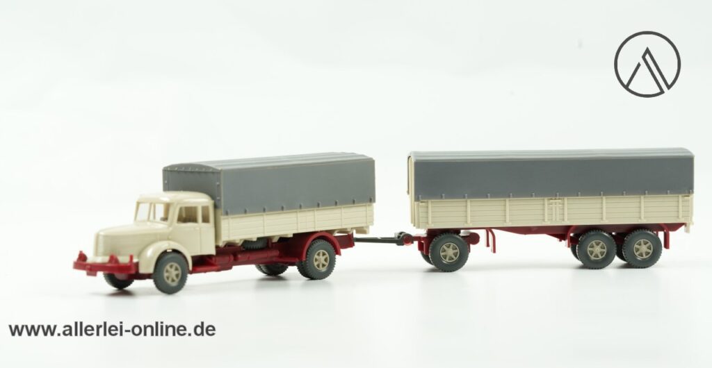 Wiking | Krupp Titan Pritschenlastzug | hellelfenbein | H0 - 1:87