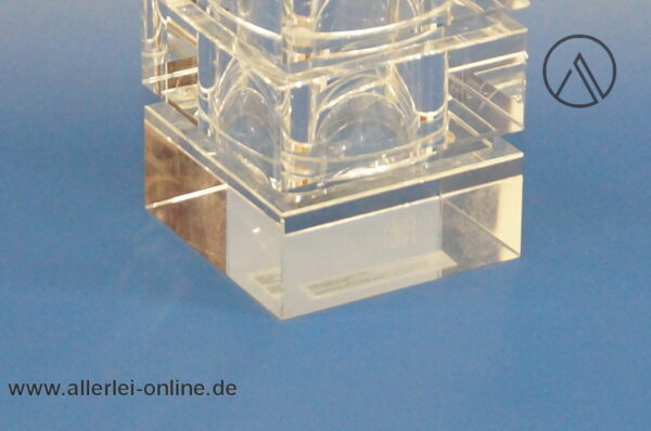 H.R.W. Fink Kristallglas Vase | Blumenvase | Kerzenhalter | 13 cm