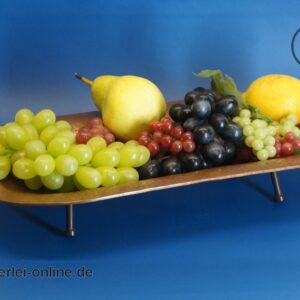 schwere Kupfer Schale / Obstschale Hammerschlag Handmade