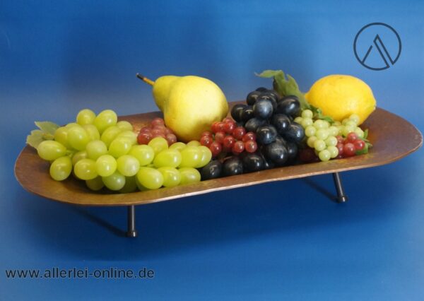schwere Kupfer Schale / Obstschale Hammerschlag Handmade