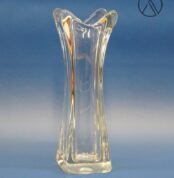 Dickwandige Glas Vase | Zipfelvase | Blumenvase | 23cm - Klar
