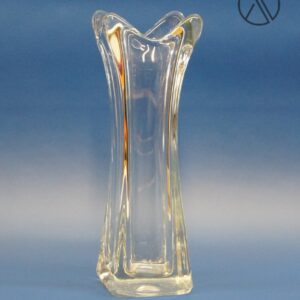 Dickwandige Glas Vase | Zipfelvase | Blumenvase | 23cm - Klar